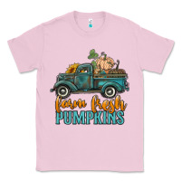 Bubblegum Pink farm fresh pumpkins truck Classic Tee - RanaPortraitStore