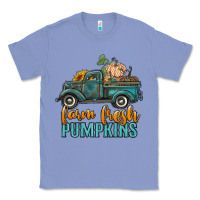 Colony Blue farm fresh pumpkins truck Classic Tee - RanaPortraitStore