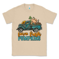 Mushroom farm fresh pumpkins truck Classic Tee - RanaPortraitStore