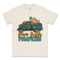 Natural farm fresh pumpkins truck Classic Tee - RanaPortraitStore