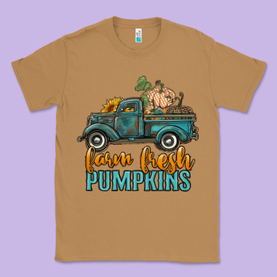 Farm Fresh Pumpkins Truck Classic Tee Designed By Ranaportraitstore