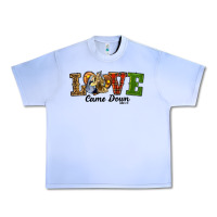 Grape Ice Love Came Down Baby Jesus Christmas Urban Heavy Tee - RanaPortraitStore