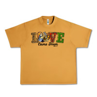 Peanut Butter Love Came Down Baby Jesus Christmas Urban Heavy Tee - RanaPortraitStore