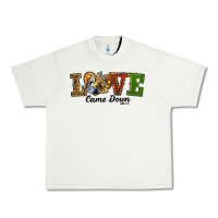 Pistachio Love Came Down Baby Jesus Christmas Urban Heavy Tee - RanaPortraitStore