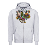 Heather Grey darlin Zipper Hoodie - SublimationCraftShop