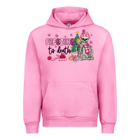 Fuchsia Pink freezing to death skeleton Urban Hoodie - MaliasSmallBusiness