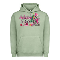 Pigment Oil Green freezing to death skeleton Urban Hoodie - MaliasSmallBusiness