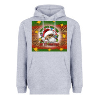 Heather Grey when you're dead inside but it's christmas Heavyweight Hoodie - Artiststas
