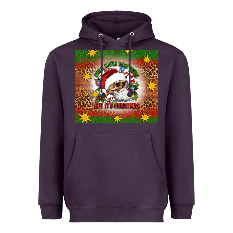 When You're Dead Inside But It's Christmas Heavyweight Hoodie by Artiststas | Teevron