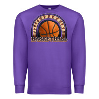 Purple basketball rainbow Premium Sweatshirt - JahusDesignShop