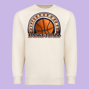 Basketball Rainbow Premium Sweatshirt Designed By Jahusdesignshop