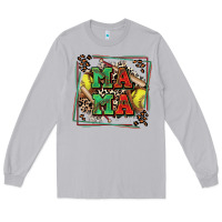 Moon Dust softball mama with leopard Long Sleeve Tee - Zillion Design Studio