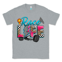 Heather Grey race life Classic Tee - Zillion Design Studio