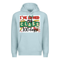 Blue Mist i've loved my class 100 days Premium Hoodie - MaliasSmallBusiness