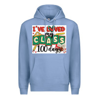 Colony Blue i've loved my class 100 days Premium Hoodie - MaliasSmallBusiness