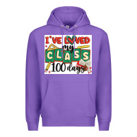 Purple i've loved my class 100 days Premium Hoodie - MaliasSmallBusiness