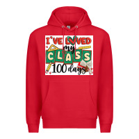 Red i've loved my class 100 days Premium Hoodie - MaliasSmallBusiness