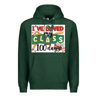 Sports Green i've loved my class 100 days Premium Hoodie - MaliasSmallBusiness