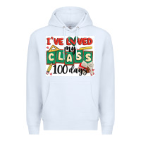 White i've loved my class 100 days Premium Hoodie - MaliasSmallBusiness