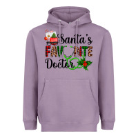 Lavender santa's favorite doctor Heavyweight Hoodie - AdoDesignShop