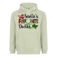 Matcha santa's favorite doctor Heavyweight Hoodie - AdoDesignShop