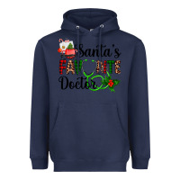 Navy santa's favorite doctor Heavyweight Hoodie - AdoDesignShop