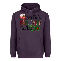Plum santa's favorite doctor Heavyweight Hoodie - AdoDesignShop