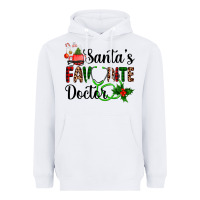 Santa's Favorite Doctor Heavyweight Hoodie | Teevron