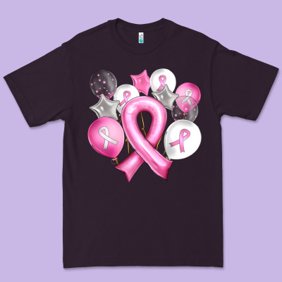 Balloons Cancer Ribbon Premium Tee Designed By Artiststas