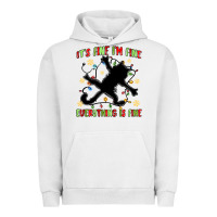 Pigment Lunar Rock it's fine i'm fine everything is fine Urban Hoodie - MaliasSmallBusiness
