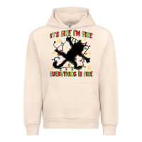 Sandshell it's fine i'm fine everything is fine Urban Hoodie - MaliasSmallBusiness
