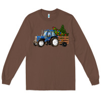 Chestnut Christmas farm tractor Long Sleeve Tee - RanaPortraitStore