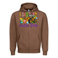 Chestnut I dig Easter Day Zipper Hoodie - Neo Western
