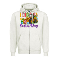 Oatmeal Heather I dig Easter Day Zipper Hoodie - Neo Western
