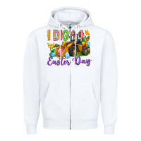 White I dig Easter Day Zipper Hoodie - Neo Western