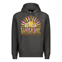 Charcoal Heather be the sunshine Premium Hoodie - MaliasSmallBusiness