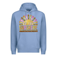 Colony Blue be the sunshine Premium Hoodie - MaliasSmallBusiness