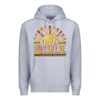 Heather Grey be the sunshine Premium Hoodie - MaliasSmallBusiness
