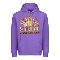 Purple be the sunshine Premium Hoodie - MaliasSmallBusiness