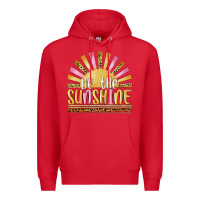 Red be the sunshine Premium Hoodie - MaliasSmallBusiness
