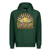 Sports Green be the sunshine Premium Hoodie - MaliasSmallBusiness