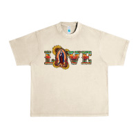 Sandshell Love Lady Of Guadalupe Urban Heavy Tee - RanaPortraitStore