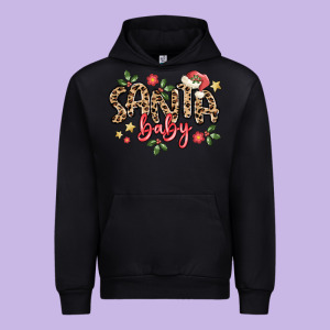 Santa Baby Urban Hoodie Designed By Maliassmallbusiness