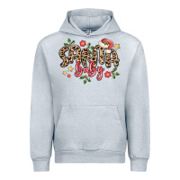 Heather Grey santa baby Urban Hoodie - MaliasSmallBusiness