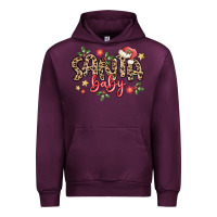 Mauve Wine santa baby Urban Hoodie - MaliasSmallBusiness