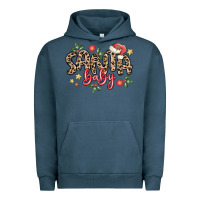 Pigment Midnight Navy santa baby Urban Hoodie - MaliasSmallBusiness