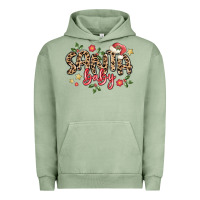 Pigment Oil Green santa baby Urban Hoodie - MaliasSmallBusiness