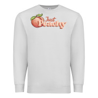 Dove Grey just peachy Premium Sweatshirt - JahusDesignShop