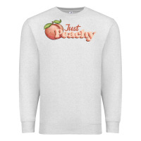 Oatmeal Heather just peachy Premium Sweatshirt - JahusDesignShop