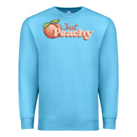 Ocean Blue just peachy Premium Sweatshirt - JahusDesignShop